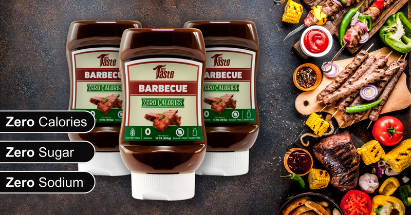 Image showing Mrs. Taste's zero-calorie barbecue sauce.
