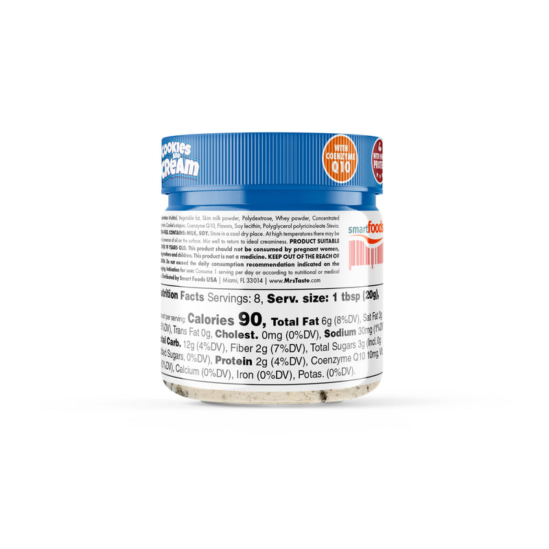 Mrs. Taste Cookies' n Cream Spread - 5.6oz | Sugar-Free, Gluten