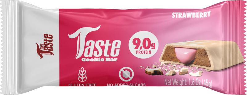 TASTE COOKIE BAR  STRAWBERRY  ( 12 UNITS )