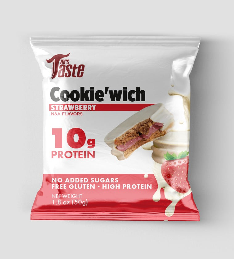 MRS TASTE COOKIE'WICH  STRAWBERRY ( 10 UNITS)